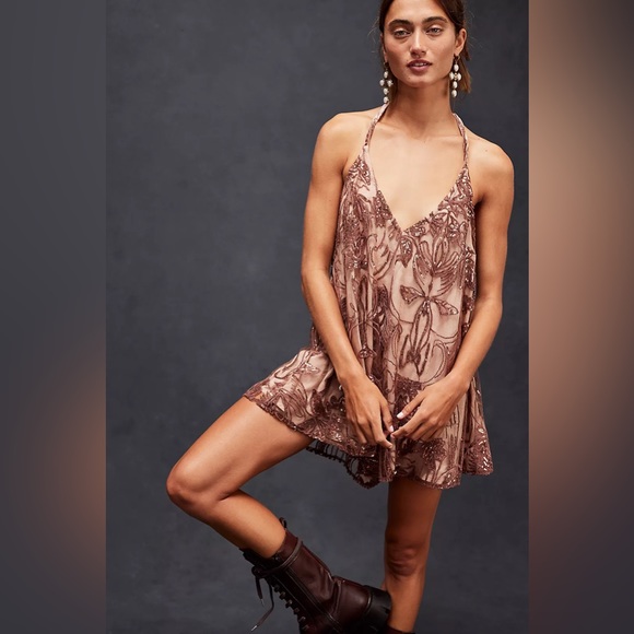 FREE PEOPLE SWINGIN’ IT ROMPER - Picture 2 of 2